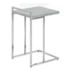 Accent Table, C - Shaped, Modern & Convenient Design - Gray - Image 13