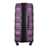 Expandable 3 Piece Luggage Sets Pc Lightweight & Durable Suitcase With Two Hooks, Spinner Wheels, Tsa Lock, (21/25/29) - Dark Purple - Image 10