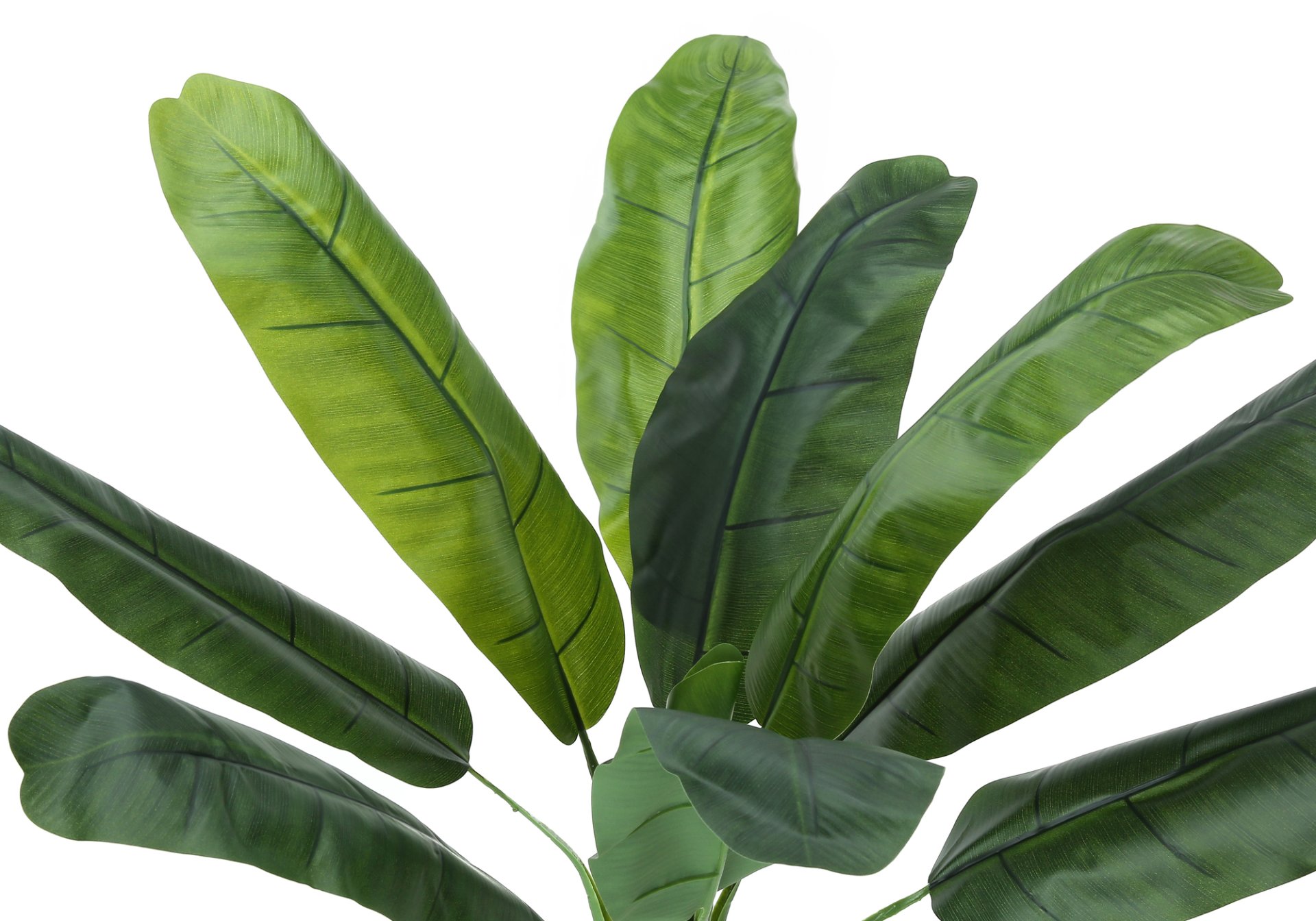 43" Tall, Artificial Plant, Banana Tree, Indoor, Faux, Fake, Floor, Greenery, Potted, Real Touch, Decorative - Green / Black - Image 4