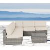 6 Piece Seating Group With Premium Cushions - Gray Mix - Image 5