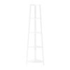 Bookshelf, Bookcase, Etagere, Corner, 4 Tier, Office, Contemporary & Modern - White - Image 12