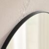 Wall Circular Framed Vanity Mirror For Bathroom, Living Room Decor - Black - Image 8