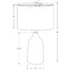 Lighting, Table Lamp, Concrete, Contemporary - Black - Image 3