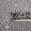 Guros - 2' X 8' Geometric Indoor / Outdoor Area Rug - White - Image 4