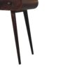 Dressing Table With Foldable Mirror - Walnut - Image 3