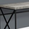 Computer Desk For Home Office, Laptop, Contemporary And Modern - Gray / Black - Image 2