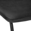 Office Chair, Bar Height, Standing, Computer Desk, Work, Leather Look, Contemporary, Modern - Black - Image 6