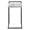 Accent Table, C - Shaped, Modern Convenient Design - Gray - Image 6