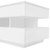 Lift Top Coffee Table With 2 Drawers, Multi Functional Lift Top Coffee Table With High Gloss Finish For Living Room - White - Image 13