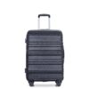 Expandable 3 Piece Luggage Sets Pc Lightweight & Durable Suitcase With Two Hooks, Spinner Wheels, Tsa Lock, (21/25/29) - Black - Image 10