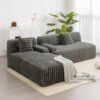 Cloud - Sectional Sofa Upholstered Couch With Free Combined Design - Dark Gray - Image 3