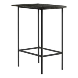 Home Bar Table With Bar Height Small Rectangular For Kitchen - Gray