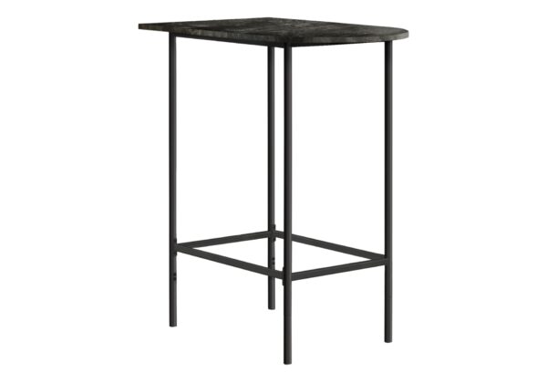 Home Bar Table With Bar Height Small Rectangular For Kitchen - Gray