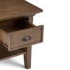 Redmond - End Table - Rustic Natural Aged Brown - Image 7