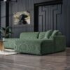 Mar - Sectional Sofa Right Facing - Green - Image 3