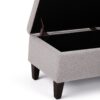 Monroe - Storage Ottoman - Cloud Gray - Image 5