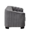 Sofa With Legs, Upholstered, Thick Removable Seat Cushion, 3 Seater - Gray - Image 13