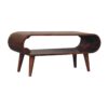 Amaya - Nordic Style Coffee Table - Caramel - Image 5