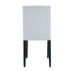 Elegant Dining Chairs (Set of 4) Comfortable & Versatile With Metal Legs - White / Black - Image 13