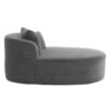Chaise Lounge Sofa Boneless Couch With Pillows, Sofa Bed - Gray - Image 11