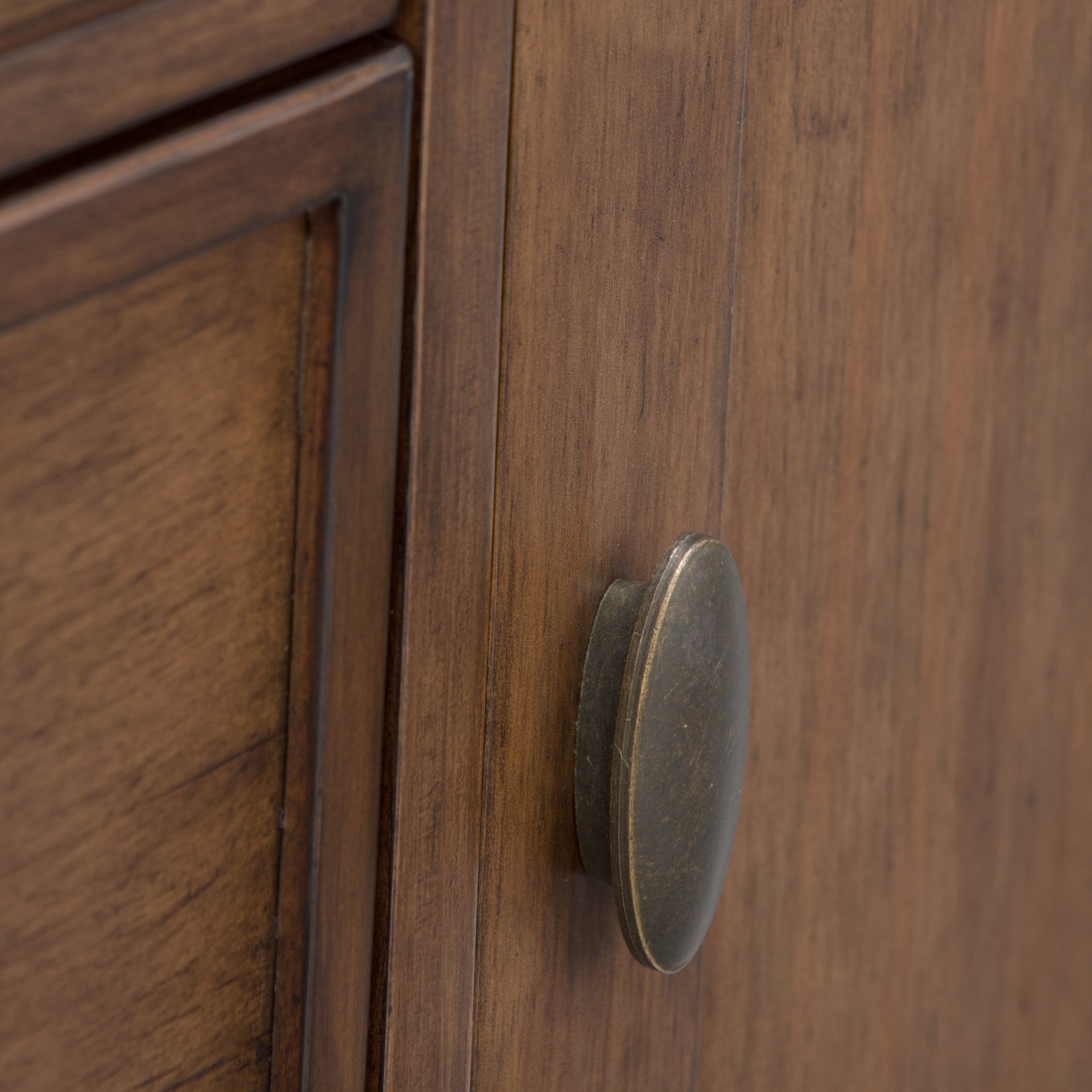 Redmond - Medium Storage Cabinet - Rustic Natural Aged Brown - Image 6