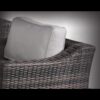 Contemporary Outdoor Swivel Patio Chair With Cushions (Set of 2) - Brown - Image 5