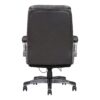 Bonded Leather Upholstered Office Chair With Adjustable Height And Armrest - Gray - Image 6