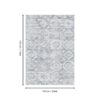 Toucan - Washable Non - Slip Area Rug - Silver - Image 6