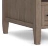 Ela - Narrow End Table - Brown - Image 4
