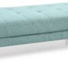Contemporary Ottoman For Living Rooms - Teal - Image 4