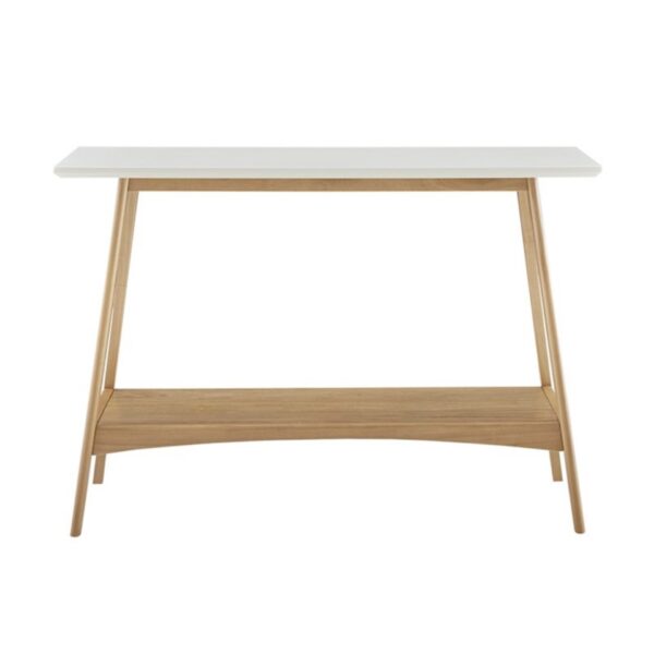 Parker Console Table - Off-White / Natural