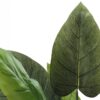 37" Tall, Artificial Plant, Aureum Tree, Indoor, Faux, Fake, Floor, Greenery, Potted, Real Touch, Decorative - Green / Black - Image 3