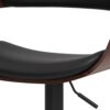 Archer - Bentwood Adjustable Swivel Bar Stool - Black - Image 7