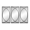 Rectangular Wall Mirrors With Frame, Home Decor For Living Room Bedroom Entryway - Black - Image 2