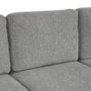 Modern U Shaped Sectional Sofa Convertible Pull Out Sofa Bed With USB Ports And Cup Holders Chenille - Gray - Image 15