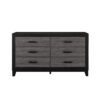 Soluto - King Bedroom Set Dark - Black / Gray - Image 9