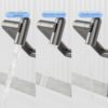 Bathroom Sink Faucet With Spray Function, Temperature Display, Anti Skid Switch, Hot & Cold, 360 Degree Rotary, Brass - Gun Gray - Image 7