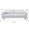 Anthony - Pillow Back Sofa - Light Gray - Image 8