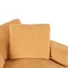 Oversized Chaise, Lounge Chair Classic Design, Soft Fabric, Durable Frame With Solid Wood Legs - Yellow - Image 11