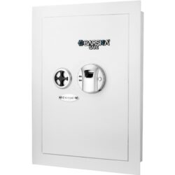 Biometric Wall Safe - White