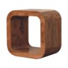 Darcy - Round Nightstand - Brown - Image 3