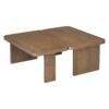 Modern Minimalist Coffee Table Set, Rectangle Coffee Table With Splicing Design, Multifunctional Combination Table For Living Room - Natural - Image 8