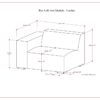 Rex - Left Arm Sofa Module - Brown - Image 13