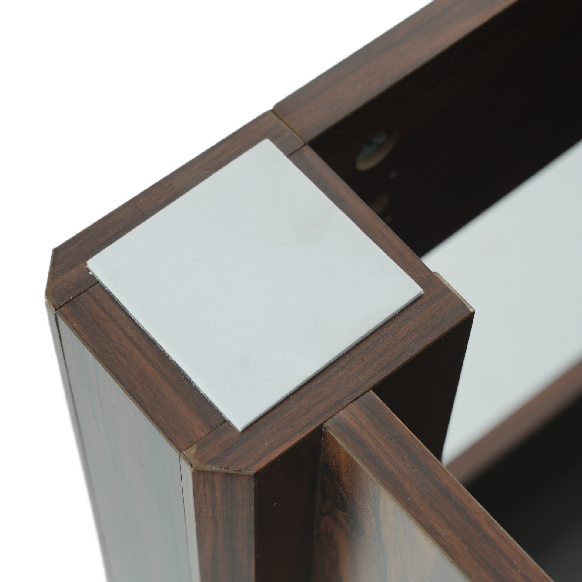 36" Modern Bathroom Vanity With Rectangle Ceramic Sink, Bathroom Cabinet And 45 Degrees Free Handle Design Soft Closing Doors, 1 Open Shelf At The Bottom - Dark Brown - Image 20