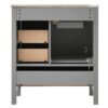 30" Bathroom Vanity With Soft Close Storage - Gray - Image 18