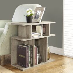 Accent Table, Side Contemporary - Taupe