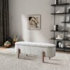 Sarna - Storage Bench - Ivory - Image 5