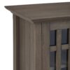 Bedford - Low Storage Media Cabinet - Farmhouse Gray - Image 5