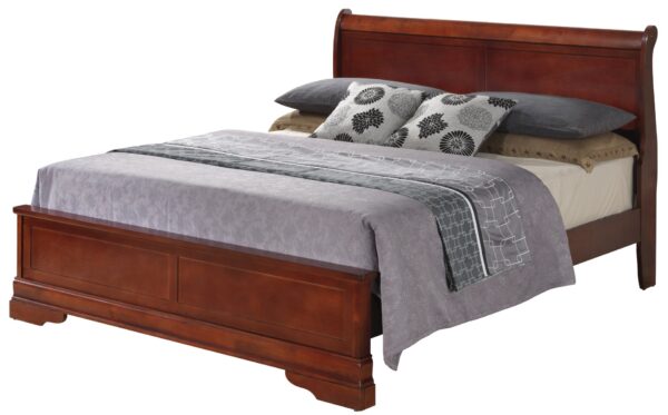Full Charming Traditional Bed - Cherry