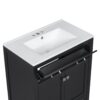 30" Bathroom Vanity With Sink And Soft Close Doors - Black - Image 18
